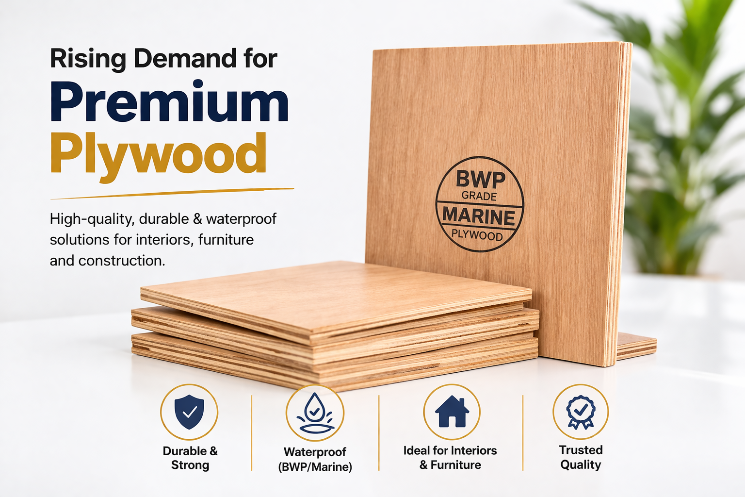 Rising Demand for Quality Plywood